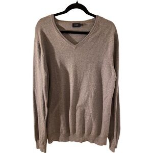 J. Crew Factory V-Neck long sleeve sweater. Size LT. Medium gray. Lightweight.